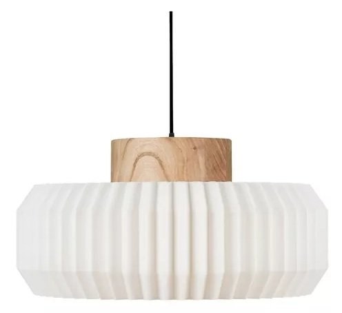 COLGANTE RENU WOOD MEDIUM 1 LUZ